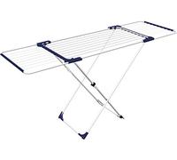 Gimi Aliante Tendedero de pie extensible, de acero y aluminio, 20 m de longitud de tendido