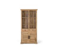 GINER Y COLOMER Librería de madera de mango natural tallada a mano