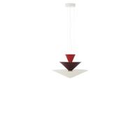 Gio LN14 Lámpara Colgante Ø60 Rojo Borgoña/Burdeos Oscuro/Blanco Crudo