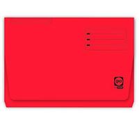 Gio subcarpeta con bolsa y solapa rojo intenso cartulina folio 320gr -