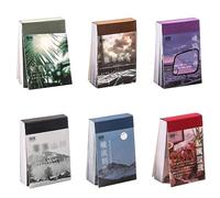 GIONAR Juego de 300 pegatinas Washi, accesorios para álbumes de recortes, 6 pegatinas para diario, álbum, diario, cuaderno, fabricación de tarjetas, teléfono móvil, ordenador, 6 x 4 cm