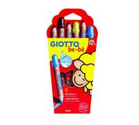 Giotto Estuche 6 lápices de colores be-bè 466400, mina de 7 mm