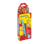 Giotto Lápices be-bè Súper lavables Mina jumbo 7 mm Colores surtidos Estuche 6 unidades