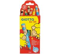 Giotto Be-Bè Súper Lápices Estuche 6 Uds. + Sacapuntas