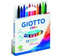 Giotto Ceras lavables Diámetro 8,5 mm Colores surtidos 12 unidades