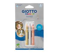 GIOTTO Make-up, Lápices cosméticos suaves, Mina cosmética 6,25mm, Colores Surtidos, 3 unidades