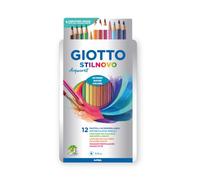 Giotto Stilnovo Acquarell, Lápices acuarelables, Colores surtidos, 12 uds