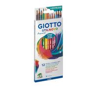 Giotto Lápices de Colores Acuarelables Stilnovo Acquarell Estuche 12 Uds.