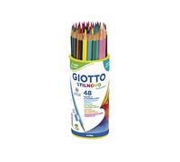 Giotto- Stilnovo Acquarell Pack de 48 lápices, Multicolor (Fila 516100), Talla Única
