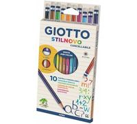 Giotto – Lápices de colores Stilnovo Borrable, estuche 12 uds