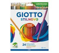 Giotto Lápices de colores Stilnovo, forma hexagonal, mina 3.3 mm, colores surtidos, 36 uds