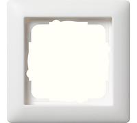 Gira 0211 04 placa de pared y cubierta de interruptor blanco