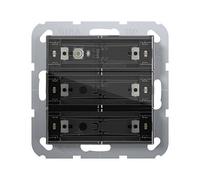 GIRA 504300 Tastsens.4 Komfort 3f KNX System 55 Negro