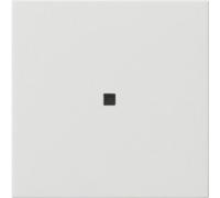 GIRA 510403, panel de control KNX RF, 1 vía, sistema 55, blanco puro (510403)