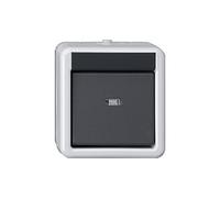 GIRA 515130 Taster BA interruptor eléctrico de 1 módulo, Negro, Gris