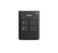 GIRA 535210, transmisor inalámbrico eNet de doble canal, color antracita