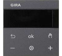 GIRA 539328 S3000 - Termostato para ambiente, sistema de visualización 55, color antracita