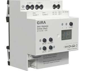 Gira DALI Gateway KNX Seguro 2-Canales Riel DIN - 211200