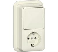 Gira Enchufe De Superficie Combinado Con Luz Piloto - 417610