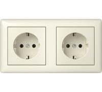Gira Estándar 55 Toma SCHUKO Doble Con Marco - 482101