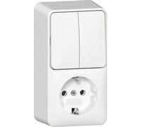 Gira Interruptor En Superficie Toma De Corriente 16A 250V Vertical - 417512