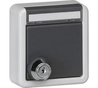 Gira IP44 Toma Schuko Con Cerradura Y Marco De Etiqueta - 456735