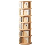 Gira la librería, Estantería giratoria de 6 estantes Sencilla for el hogar pie Tamaño reducido Mucho Espacio