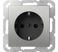 Gira Sistema 55 Acero Inoxidable Seguridad Plus Toma De Corriente - 4453600