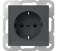 Gira Sistema 55 Toma Schuko De Seguridad Led Antracita - 417028