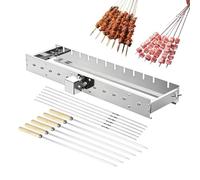 Giratorio Eléctrico de Brochetas Asador Giratorio de Ancho Ajustable con