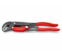 KNIPEX Llave para tubos en forma de S Con ajuste rápido recubierto de pintura pulverizada, gris recubiertos de plástico 330 mm, 83 61 010