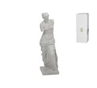Gissed Escultura Decorativa Venus de Milo en Resina con Acabado Granito Blanco - Réplica Clásica de la Antigua Grecia con Detalles Sofisticados - Elegante Estatua de 30 cm para Hogar, Oficina y