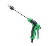 Gissroys Barra de presión para lavar el coche, rociador de agua para el hogar, herramienta de lavado de coche, varilla de extensión de metal, herramienta de mano de jardín, boquilla multifunción para