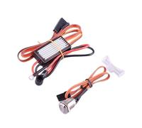 Gitohoni RC Motor Ignición con Indicador Led V2 de Encendido Conductor Tapa de Caliente con Resorte Bloqueo Peso Ligero Señales Luminosas, Universal L Type