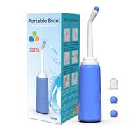 Giural Bidet Portatil - Bidé Portátil 500Ml Para Mujeres, Bide Portatil Para Maternidad Postparto - Botella De Lavado Perineal Posparto, Boquillas + Bolsa Antipolvo