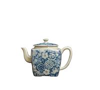 GJgfjGHK Taza infusora de té retro Ru Horno Tureen de cerámica Sancai Cover Bowl Tea Maker Gaiwan Can Raise Kung Fu Teaware (tetera de 175 ml)
