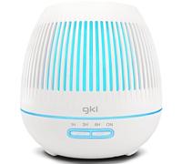 GKL Humidificador ESN-400B 400 ml Ultrasónico difusor de aromas Temporizador 6 h 7 LED Blanco