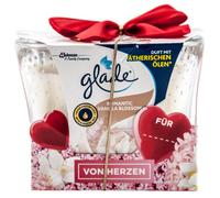 glade ROMANTIC VANILLA BLOSSOM Vela Aromática 1 x 224g con Lazo de Corazón