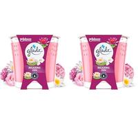 Glade Vela Perfumada, Fragancia Relaxing Zen, Infusionada con Aceites Esenciales, Vegana, Aroma de 30 Horas, 1 Vela (Paquete de 2)