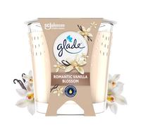 Glade Vela Perfumada Vainilla, Dura Hasta 30 Horas, Vegana, con Aceites Esenciales, 1 Vela