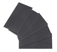 Glarks 5 cupones de soldadura de 2 x 4 pulgadas, kit de soldadura de acero suave de calibre 11 de 1/8 pulgadas de grosor, placa de acero de soldadura, cupones cuboides, entrenamiento de soldadura y