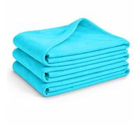 Glart - 3 unidades mantas de forro polar, más de 200 g/m², 130 x 160 cm, color antracita