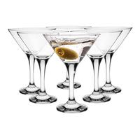 Glasmark KROSNO 1992 Set de Copas para Martini Copas para Cóctel Set de 6 Cristal para Martini Vaso con Tallo Bol para Cóctel Vasos para Martini Apto para Lavavajillas 6x150 ml