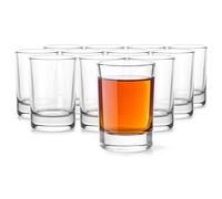 Glasmark KROSNO 1992 Vasos de Chupito con Base Gruesa - Juego de 12 - 60 ml - Transparente - Apto para Lavavajillas