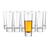 Glasmark KROSNO 1992 Vasos de Chupito con Base Gruesa - Juego de 12 - 65 ml - Transparente - Apto para Lavavajillas