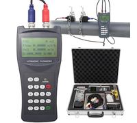 GLBMXDD Caudalímetro de Agua - Caudalímetro ultrasónico portátil para líquidos, con Pantalla LCD IP67 a Prueba de Agua, para monitorización de producción y Flujo. Calibración S1(DN15-100)