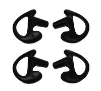 GLEAVI 2 Pares de Moldes de Silicona Reemplazo Cómodo y Estirable para Auricular de Tubo de Bobina para Auriculares Negros, Adecuado para Ejercicio Vigoroso