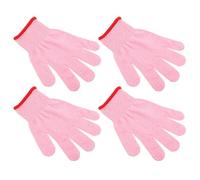 GLEAVI 2 Pares Guantes de Seguridad para Anticorte Nivel 5 Rosa S