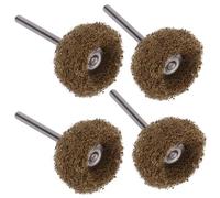 GLEAVI 50 Piezas Cabezal de Pulido de Fibra para Madera y Joyería, Estropajo para Pulir Precisión y Pulido, Material de Tela Verde para Uso en Hogar y Tienda