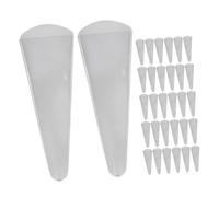 GLEAVI 50 Piezas Unidades Funda Protectora para Tijeras de Cocina Transparente de PVC Reutilizable para Protección Segura de Compatible con Tijeras de Peluquería y Cocina